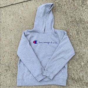 Gray champion sweatshirt